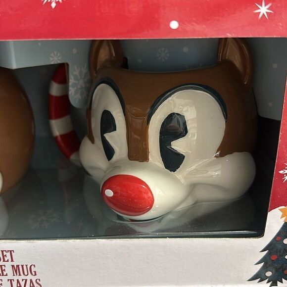 NIB Chip & Dale Holiday Mug Set - Picture 3 of 3
